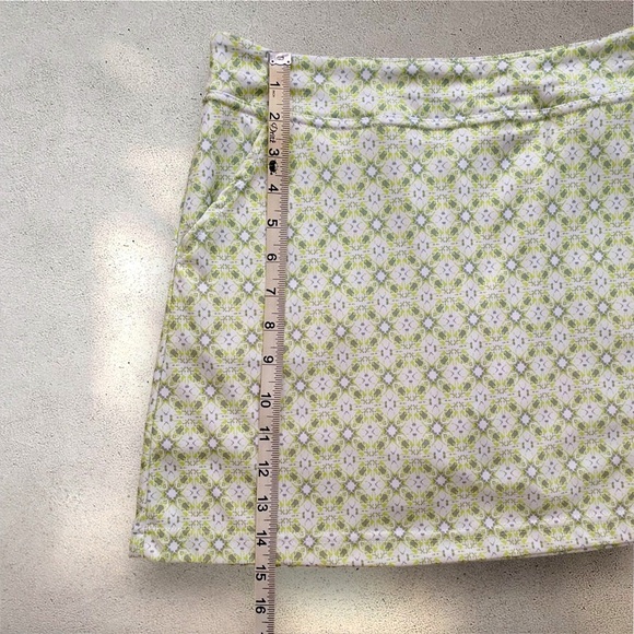 PGA Tour Ladies 2-Piece Golf Set Sleeveless Polo Top M & Skort S White & Green - Picture 6 of 16